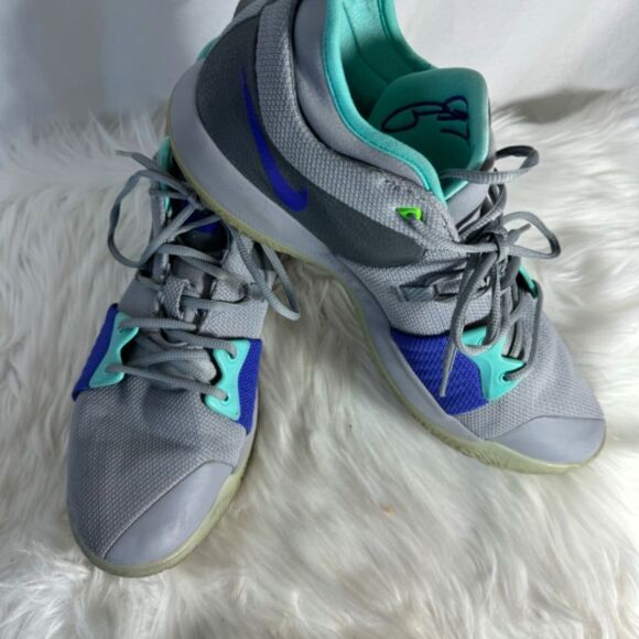 Nike‎ Paul George PG 2  Pure Platinum Athletic Shoes Sz 14 main image 5